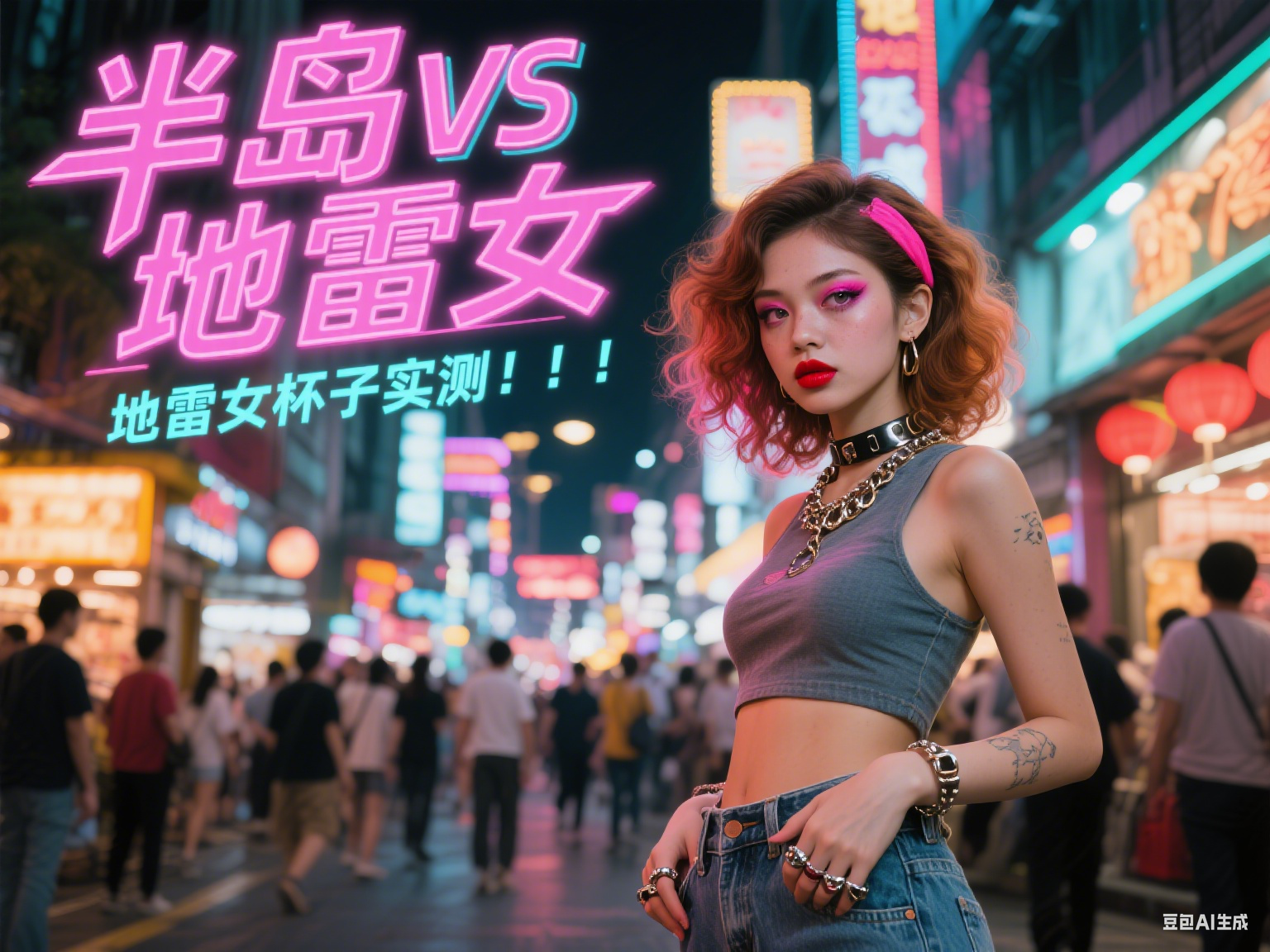 OK爆款小臀模赛博地雷系风格——ok雷系彼女